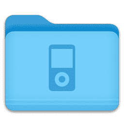 Music IPod Folder macOS icon