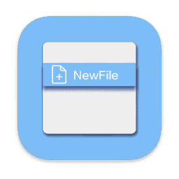 NewFileMenu macOS icon