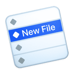 New File Menu