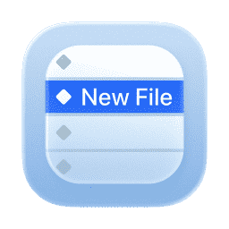 New File Menu (Glass)