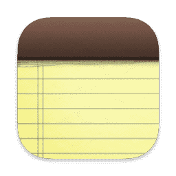 Notes macOS icon