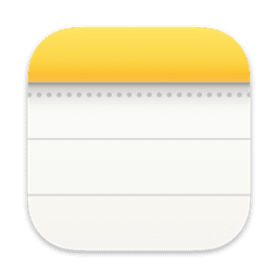 Notes macOS icon