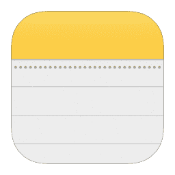 Notes macOS icon