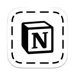 Notion Web Clipper macOS icon