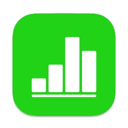 Numbers macOS icon