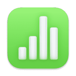 Numbers macOS icon