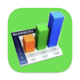 Numbers macOS icon