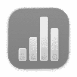 Numbers (Clear Light) macOS icon