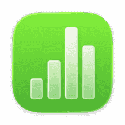 Numbers (Default) macOS icon