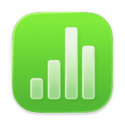 Numbers (Default) macOS icon