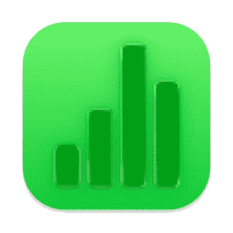 Numbers macOS icon