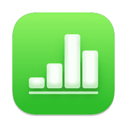 Numbers macOS icon