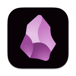 Obsidian - pink, dark bg