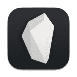 Obsidian macOS icon