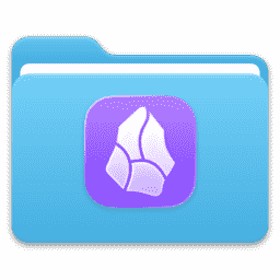 Obsidian Folder macOS icon