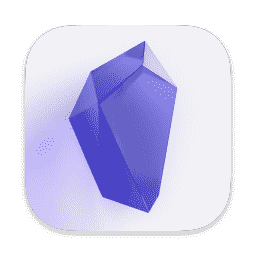Obsidian macOS icon
