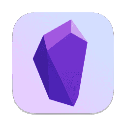 Obsidian macOS icon