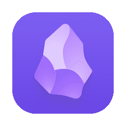 Obsidian macOS icon
