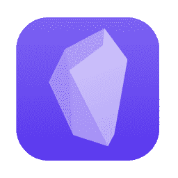 Obsidian macOS icon