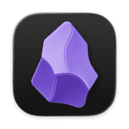 Obsidian (Dark) (macOS 26.2+) macOS icon