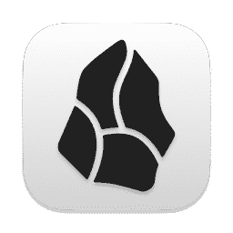 Obsidian macOS icon
