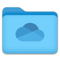OneDrive folder macOS icon
