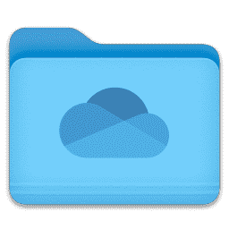 OneDrive folder macOS icon