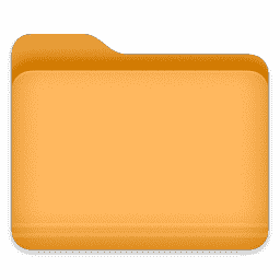 Orange folder (Dark)