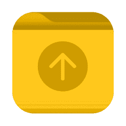 Output Folder Yellow macOS icon