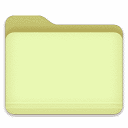 Pale Yellow Folder macOS icon