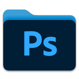 Photoshop Folder macOS icon