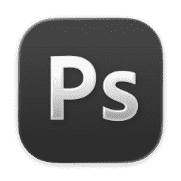 Photoshop (Clear Dark) (macOS 26.2+) macOS icon