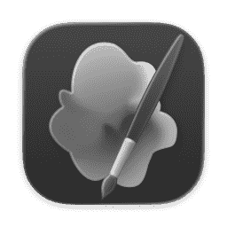 Pixelmator Pro (Clear Dark) (macOS 26.2+) macOS icon