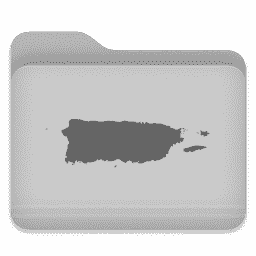 Puerto Rico Folder White
