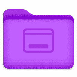 Purple Desktop Folder