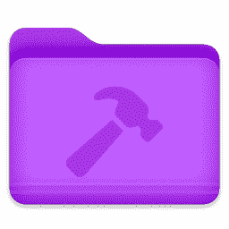 Purple Developer Folder