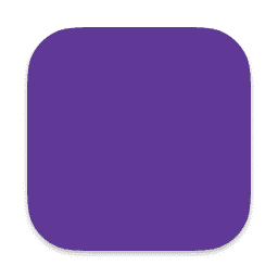 Purple macOS icon