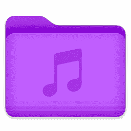 Purple Music Folder