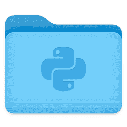 Python Folder macOS icon