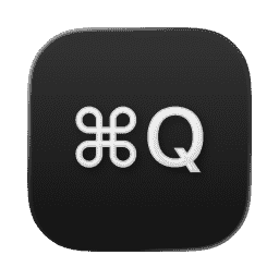 Quitter (Liquid Glass, Dark Mode)