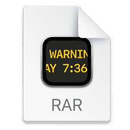 Rar Document macOS icon