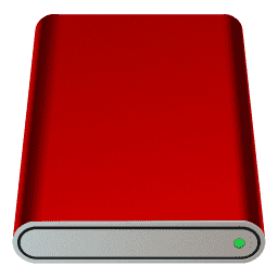 Red Drive macOS icon