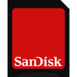 Red SD Card macOS icon