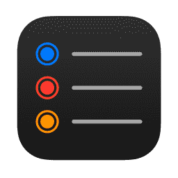 Reminders (iOS 18 Dark)
