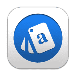 RightFont White macOS icon