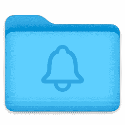 SF Bell Folder macOS icon