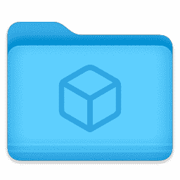 SF Cube Folder macOS icon