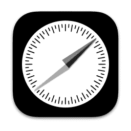 Safari (Dark) macOS icon