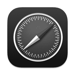 Safari (Pure Dark) macOS icon