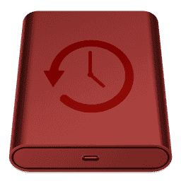 Samsung T7 Red (Time Machine) macOS icon